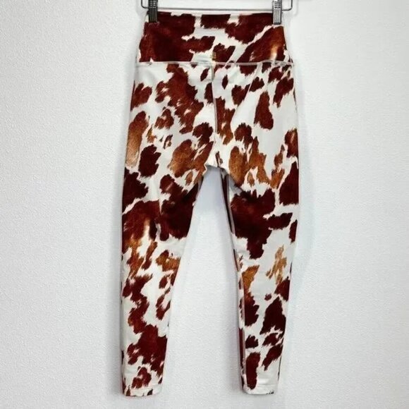 WeWoreWhat Revolve Cow Print High Rise Leggings Size XL - Picture 5 of 11